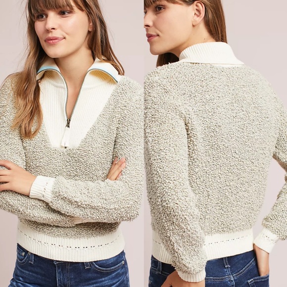 Anthropologie Sweaters - Anthropologie Moth Kiruna Cropped Pullover Sweater